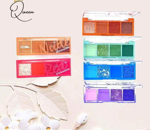 MINI PALETA DE SOMBRAS X4 BULE SFR COLOR