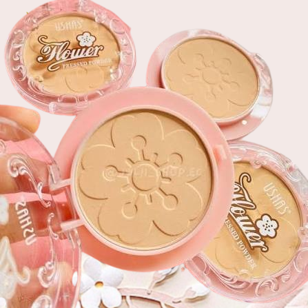 POLVOS COMPACTO USHAS FLOWER