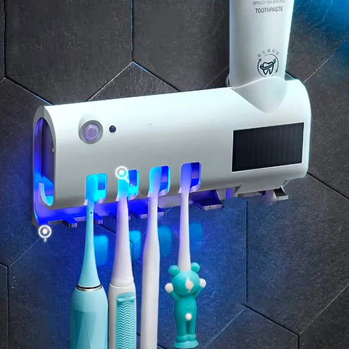 DISPENSADOR Y ESTERILIZADOR DE BAÑO CEPILO DENTAL