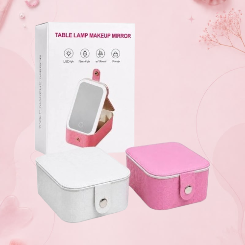 CAJA ESPEJO LED CON LUZ TABLE LAMP MIRROR